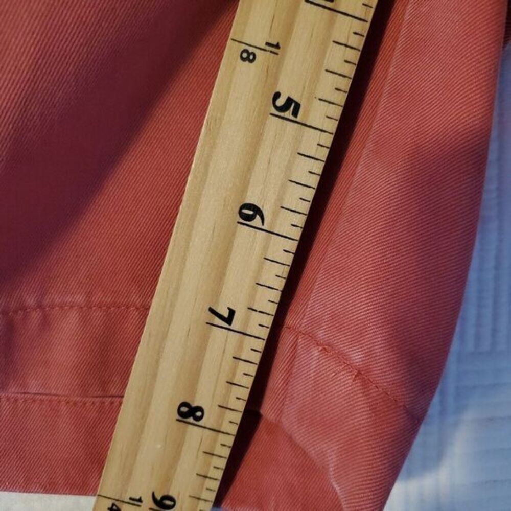 Peter Millar Shorts Men 33 Brick Red Winston Washed Twill Pima Cotton Golf Chino - Picture 3 of 8